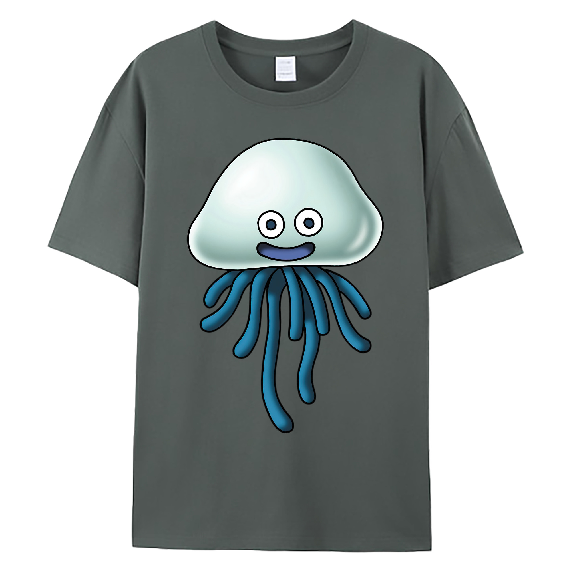 （画像用） ドラゴンクエスト Doragon Kuesuto Dragon Quest 綿100％ メンズ半袖Tシャツ｜肌触りやわらか＆通気性